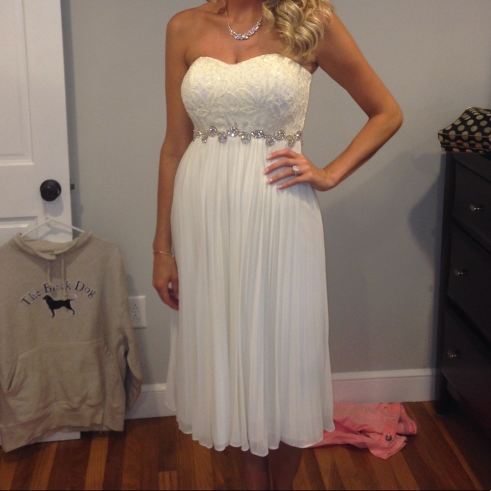 Betsy & Adam | ivory wedding dress or rehearsal dress or event - Picture 11 of 11